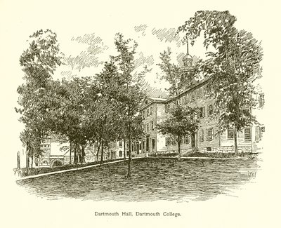 Dartmouth Hall, Dartmouth College da American School