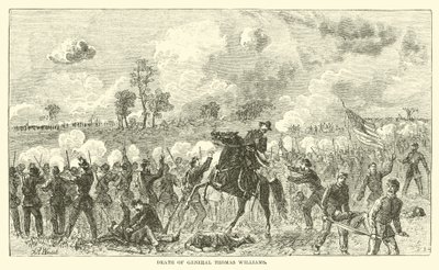 Morte del generale Thomas Williams, agosto 1862 da American School