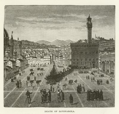 Morte di Savonarola da American School