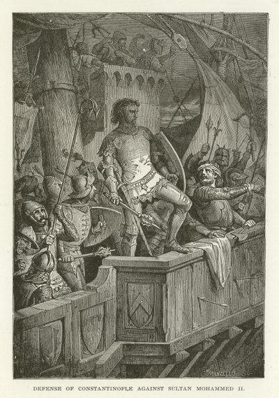 Difesa di Costantinopoli contro il Sultano Maometto II da American School