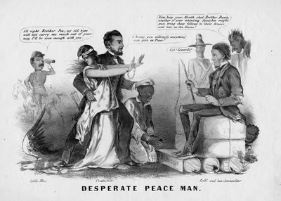 Uomo della pace disperato da American School