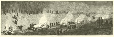 Distruzione della Weldon Railroad, settembre 1864 da American School