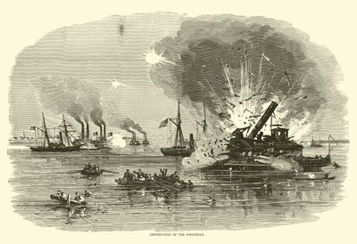 Distruzione della Westfield, gennaio 1863 da American School