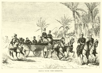 Passeggiata con il Chedivè da American School
