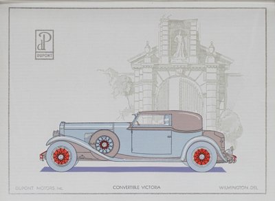 DuPont Motor Cars: Convertibile Victoria, 1921 da American School