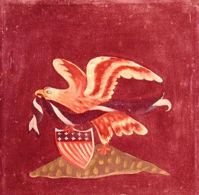Aquila con scudo americano, c.1800-99 da American School