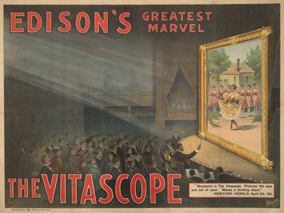 La più grande meraviglia di Edison--Il Vitascope da American School