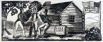 Emblema per la campagna presidenziale di Harrison & Tyler nel 1840 da American School