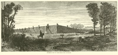 Vista esterna del Penitenziario di Millen, novembre 1864 da American School