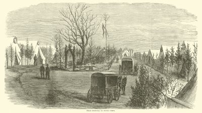 Ospedale da campo del Nono Corpo, marzo 1865 da American School