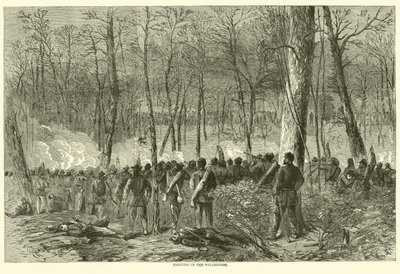 Combattimenti nel Wilderness, maggio 1864 da American School