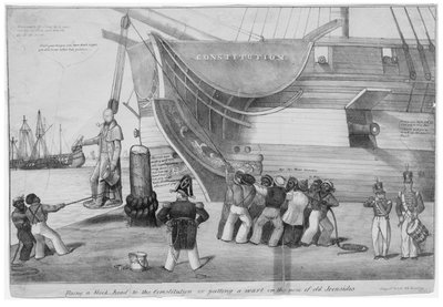 Fissare una testa di legno alla Costituzione, o, Mettere una verruca sul naso del vecchio Ironsides da American School