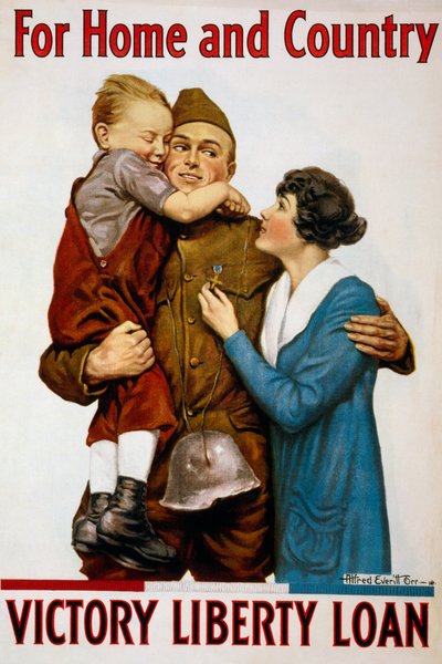 Per casa e patria, poster del prestito di libertà da American School