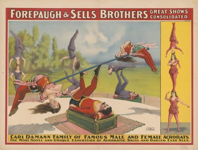 Forepaugh & Sells Brothers grandi spettacoli consolidati, 1899 da American School