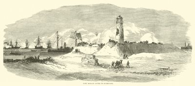 Forte Morgan dopo la sua resa, agosto 1864 da American School