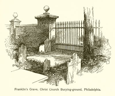Tomba di Franklin, Cimitero della Chiesa di Cristo, Filadelfia da American School