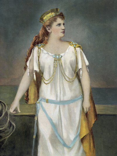 Frau Katherine Klafsky come Isolde, pubblicato da D. Appleton & Co., New York, stampato da Goupil, 1893 da American School