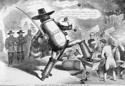 General Bombshells, The True Peace Candidate or The War Path The True One, da The Humors of War da American School