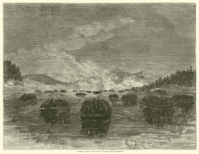 La brigata del generale Hazen discende il Tennessee, ottobre 1863 da American School