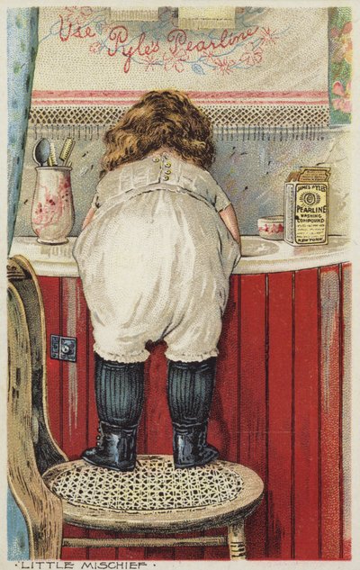 Ragazza che si sporge sul lavandino, piccolo dispetto da American School