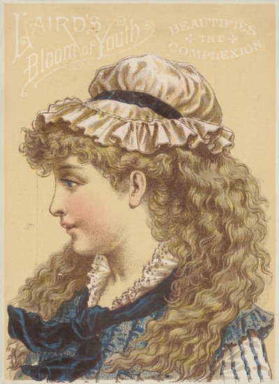 Ragazza con cappello da domestica da American School