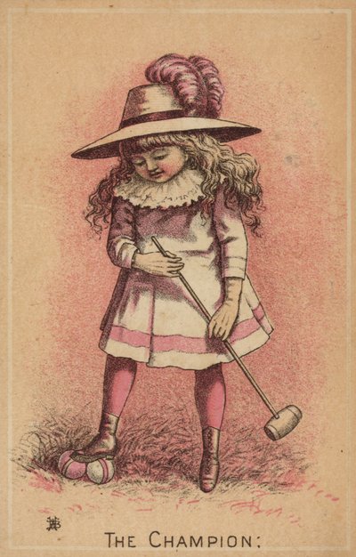 Ragazza che gioca a croquet, La Campionessa da American School