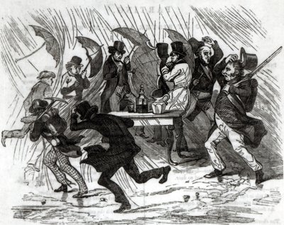 Andando intorno al Capo Horn, 1849 da American School