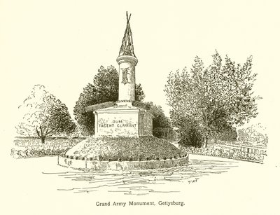 Monumento del Grande Esercito, Gettysburg da American School