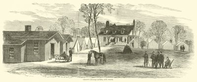 Quartier generale di Grant, City Point, gennaio 1865 da American School
