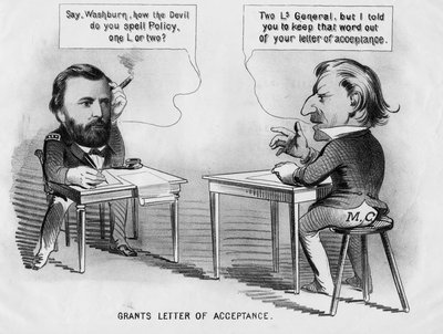 Lettera di accettazione di Grant da American School