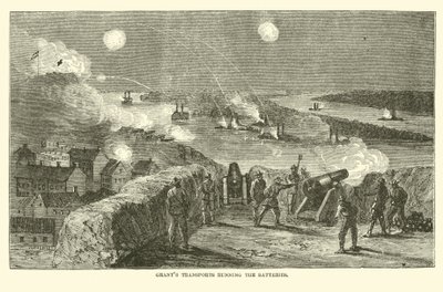 I trasporti di Grant attraversano le batterie, aprile 1863 da American School