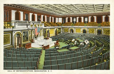 Sala dei Rappresentanti, Washington DC, USA da American School