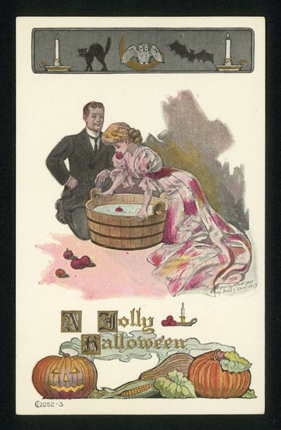 Cartolina di auguri di Halloween da American School