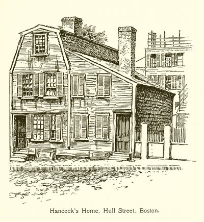 Casa di Hancock, Hull Street, Boston da American School