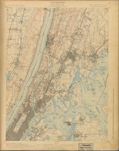 Harlem, rilevamento del 1888-89 e 1897, ed. del 1900, rist. 1908 da American School