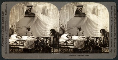 Il suo angelo custode, c.1899 (stereografia) da American School