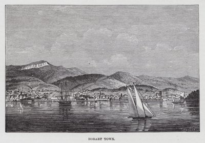 Hobart Town (incisione) da American School