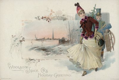 Biglietto di auguri per le vacanze da American School