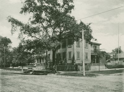 Casa di Abraham Lincoln nel 1861 da American School