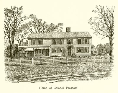Casa del Colonnello Prescott, Bunker Hill da American School