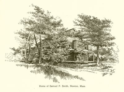 Casa di Samuel F. Smith, Newton, Mass da American School