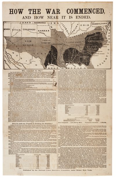Come è iniziata la guerra e quanto è vicina alla fine, 1864 da American School