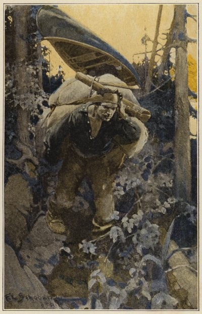 Illustrazione per Giorni di riposo e altre divagazioni (litografia a colori) da American School