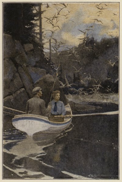 Illustrazione per Giorni di riposo e altre divagazioni (litografia a colori) da American School