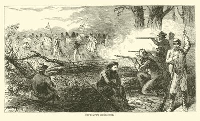 Barricata improvvisata, luglio 1863 da American School