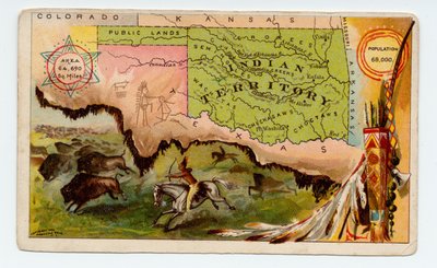 Territorio indiano [Oklahoma], 1889 da American School
