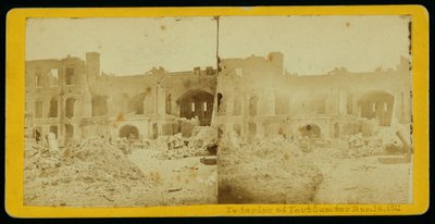 Interno di Fort Sumter da American School