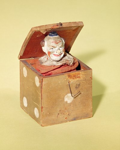 Jack-in-the-box (faccia da clown), 1870-1900 da American School