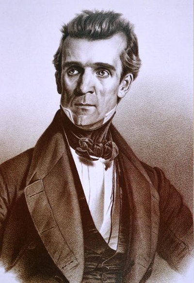 James Knox Polk (1795-1849) da American School