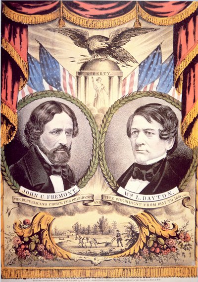 Poster del Partito Repubblicano di John Charles Fremont da American School